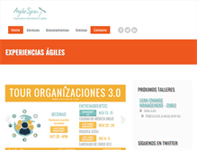 Tablet Screenshot of agilespin.com